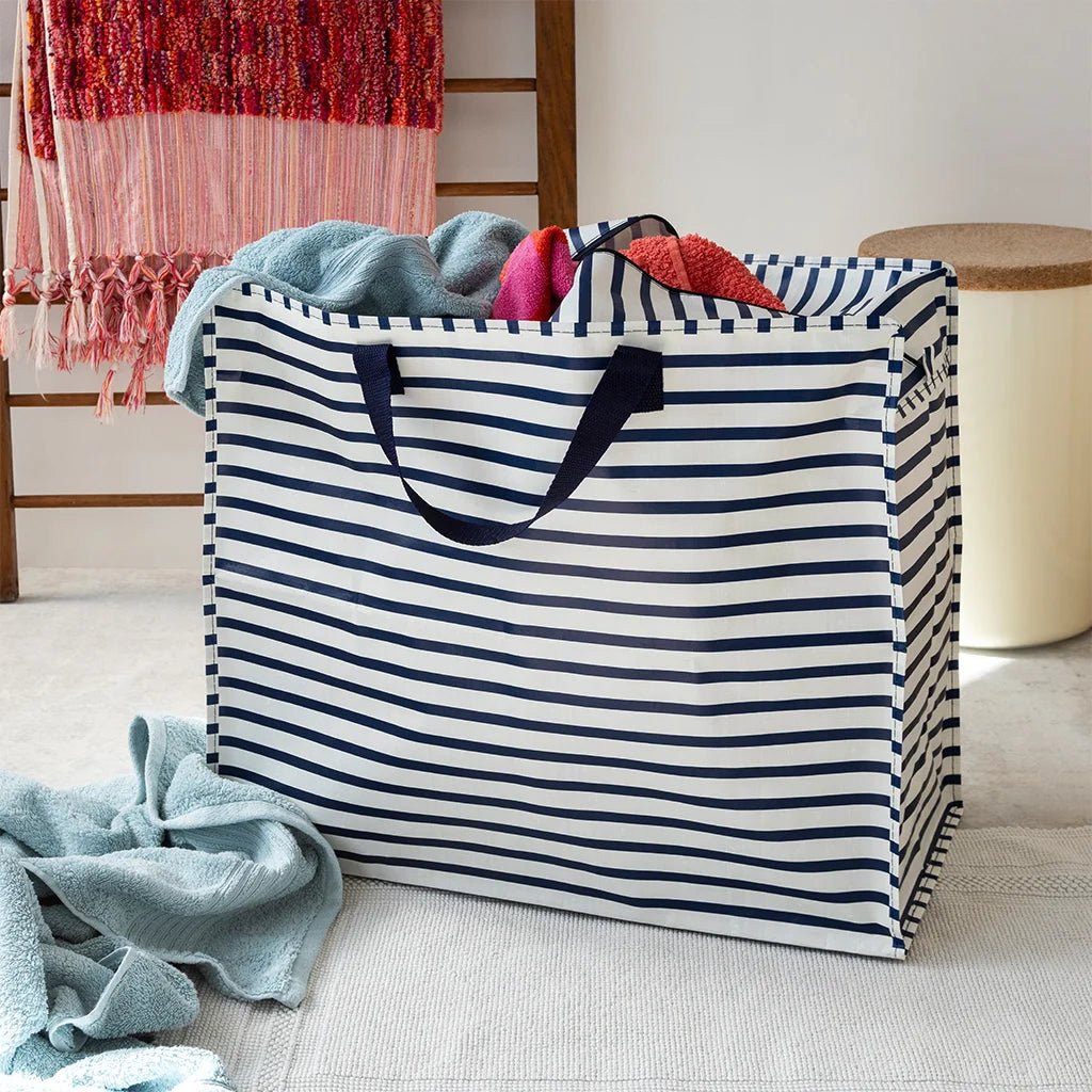 Rex London - Rex London - Jumbo opbergtas - Nautical Stripes - Playlaan