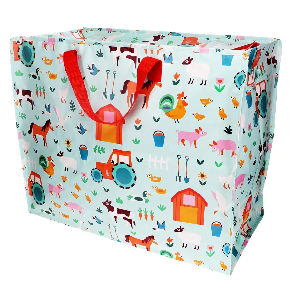 Rex London - Rex London - Jumbo storage bag - Farmyard - Playlaan