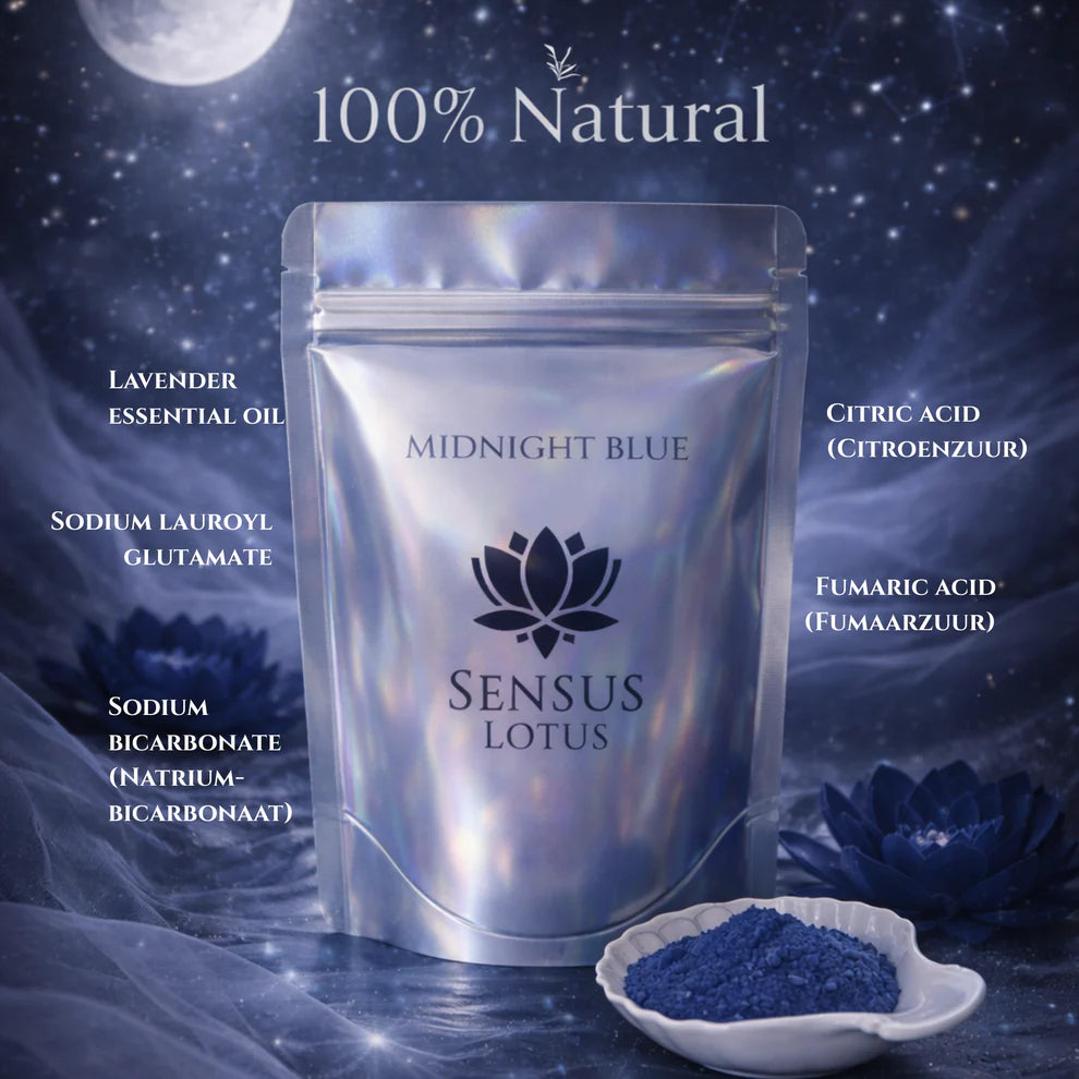Sensus Lotus - Magische badpoeder - Midnight Blue 60g