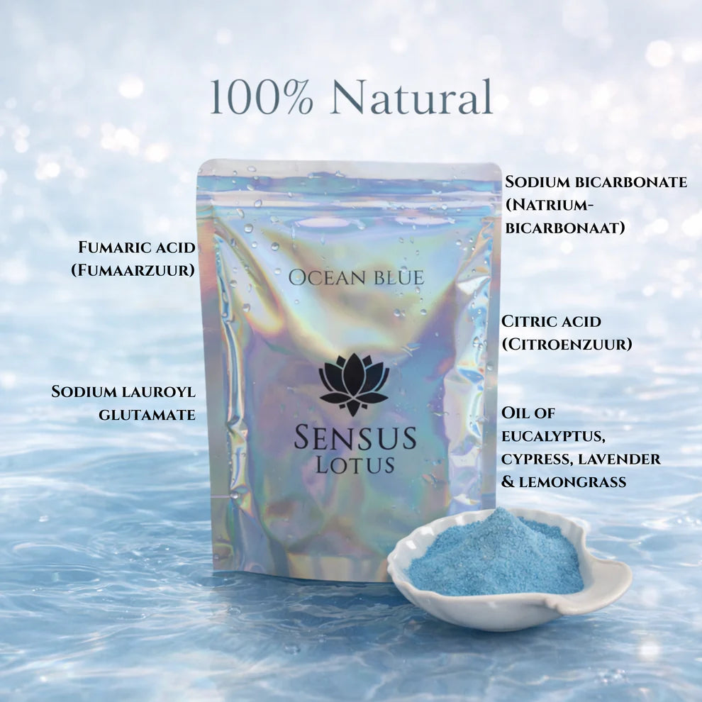 Sensus Lotus - Magische badpoeder - Ocean Blue 60g