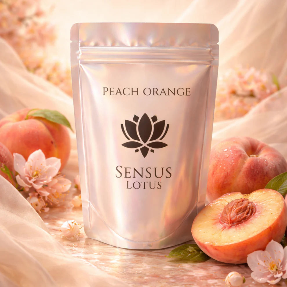 Sensus Lotus - Magische badpoeder - Peach Orange (60g)