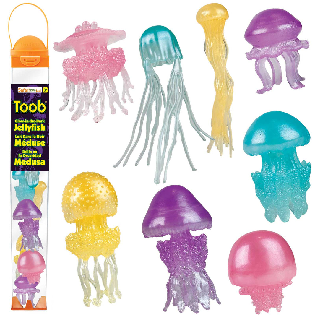 Safari Ltd - Safari Ltd - Speelfiguren TOOB - Glow in the dark kwallen - Playlaan