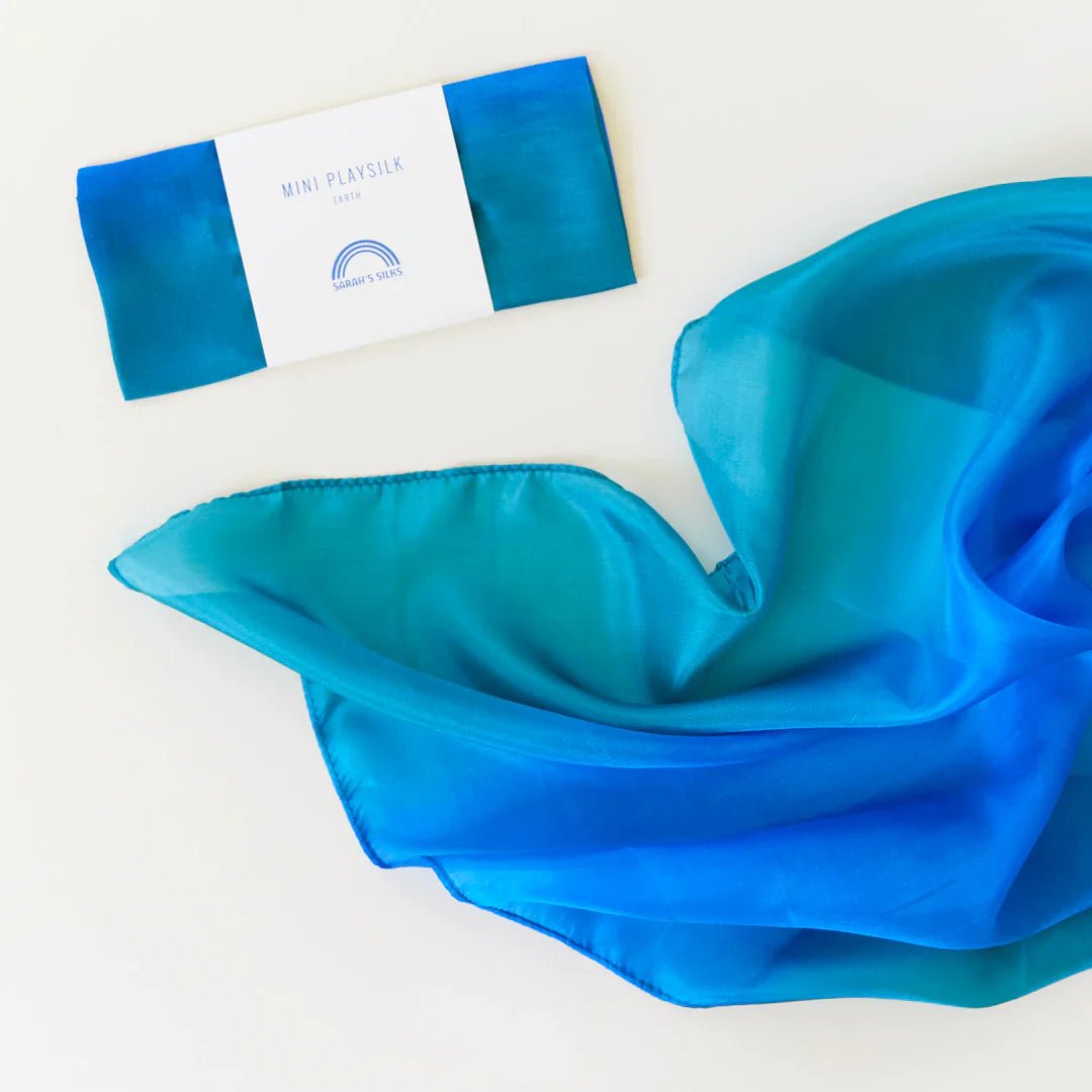 Sarah's Silks - Sarah's Silks - Mini Earth Playsilks Set van 4 - Playlaan