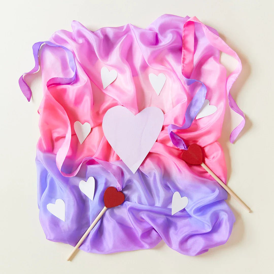 Sarah's Silks - Sarah's Silks - Mini Enchanted Playsilk Set van 5 - Playlaan