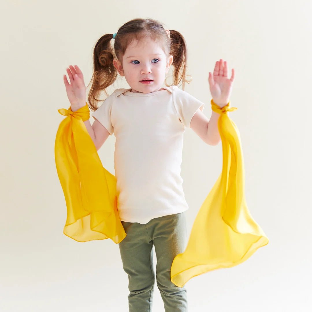 Sarah's Silks - Sarah's Silks - Regenboog speelzijde mini - set van 6 - Playlaan