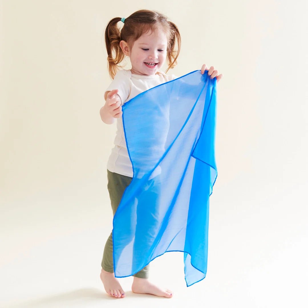 Sarah's Silks - Sarah's Silks - Regenboog speelzijde mini - set van 6 - Playlaan