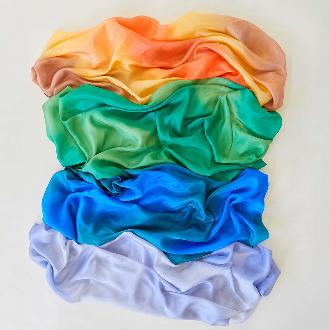 Sarah's Silks - Sarah's Silks - Speelzijde - Aarde - Playlaan