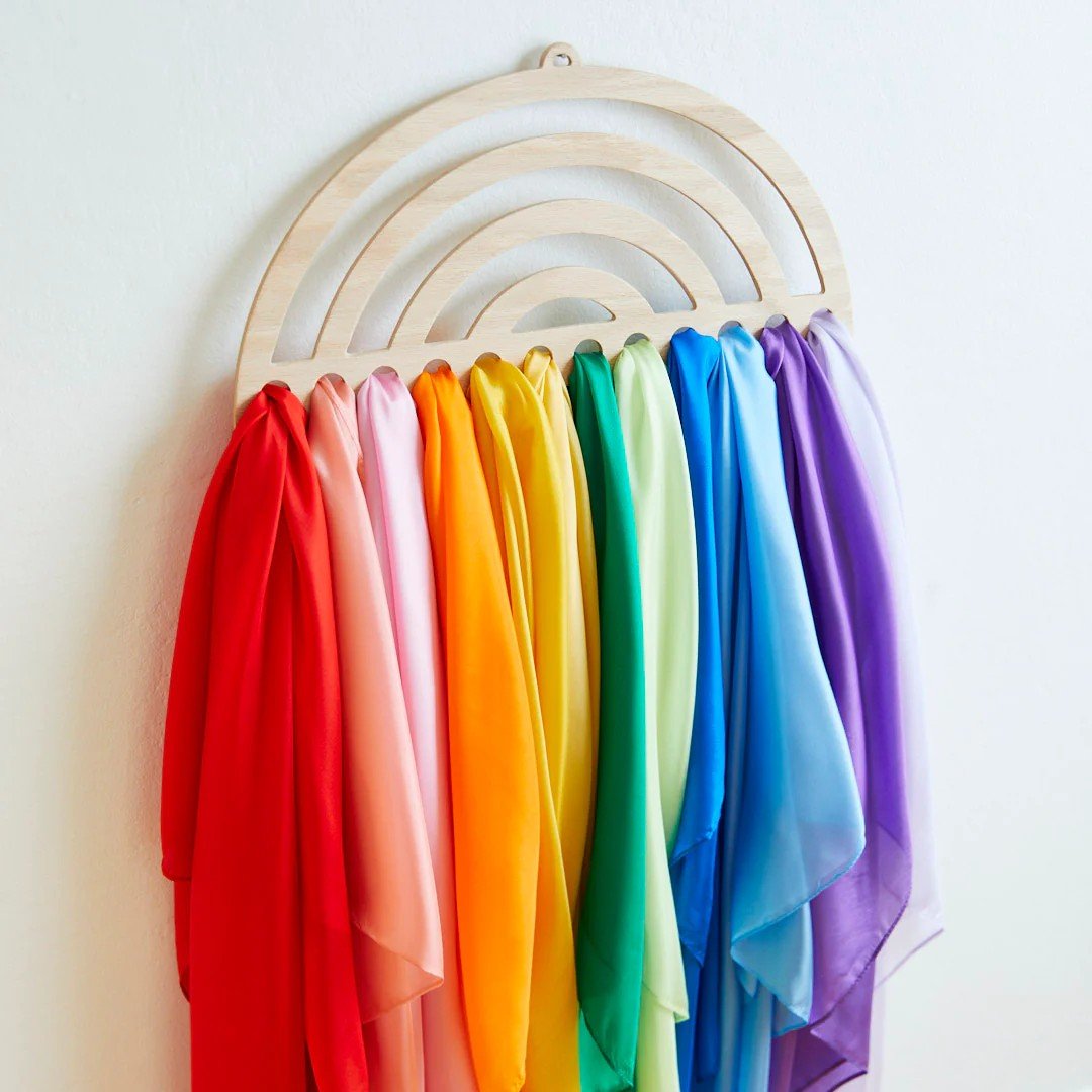 Sarah's Silks - Sarah's Silks - Speelzijde set van 12 (89x89cm per doek) - Playlaan