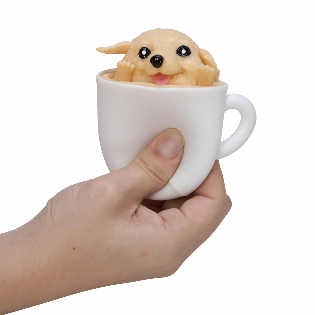 Schylling - Schylling - Pup in a Cup antistress knijpkopje hond 1 stuk assorti - Playlaan