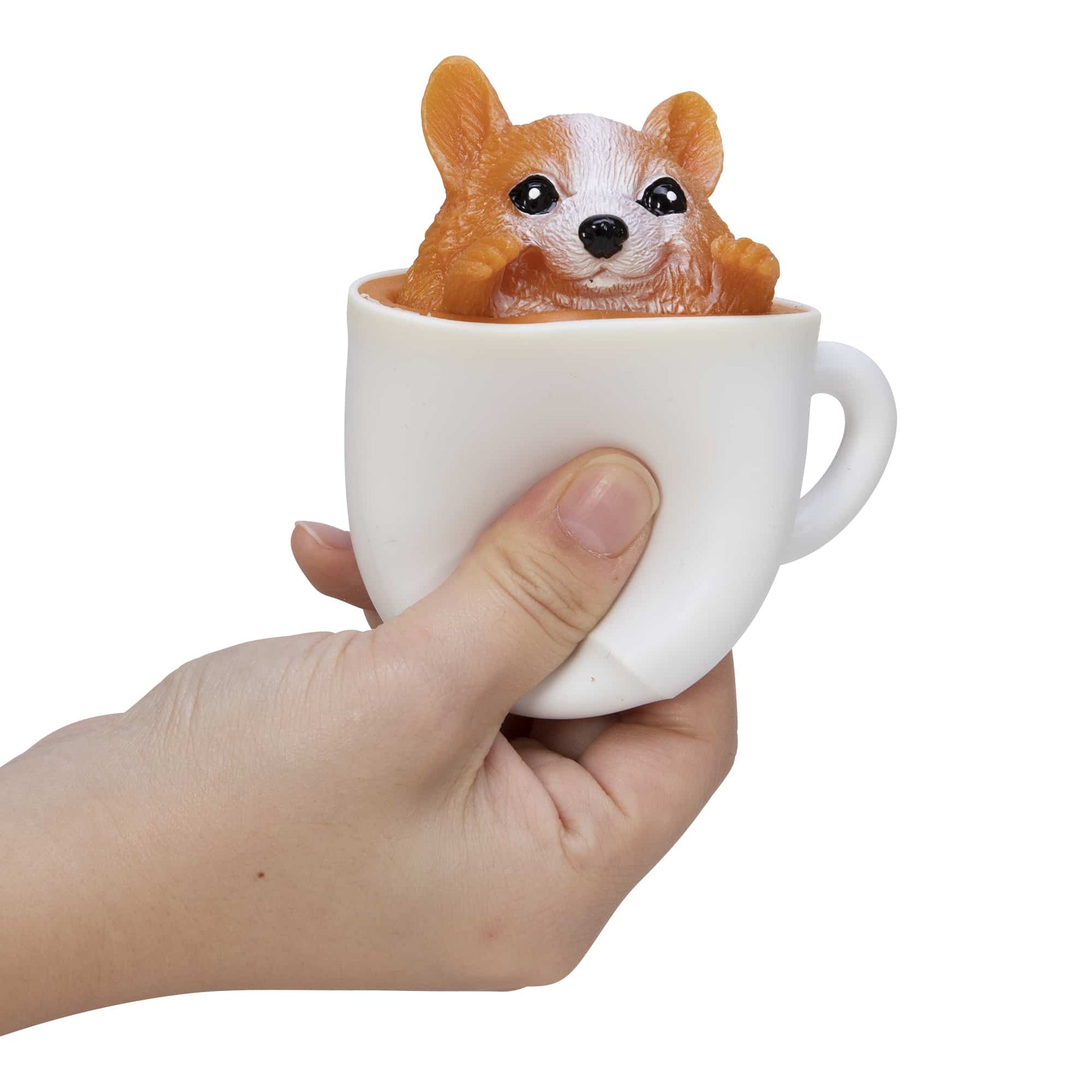 Schylling - Schylling - Pup in a Cup antistress knijpkopje hond 1 stuk assorti - Playlaan