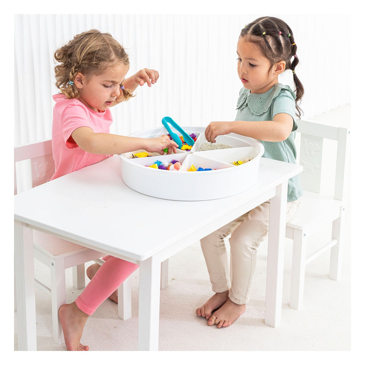 Amaya - Sensorische Speelbak met Standaard – Blauw