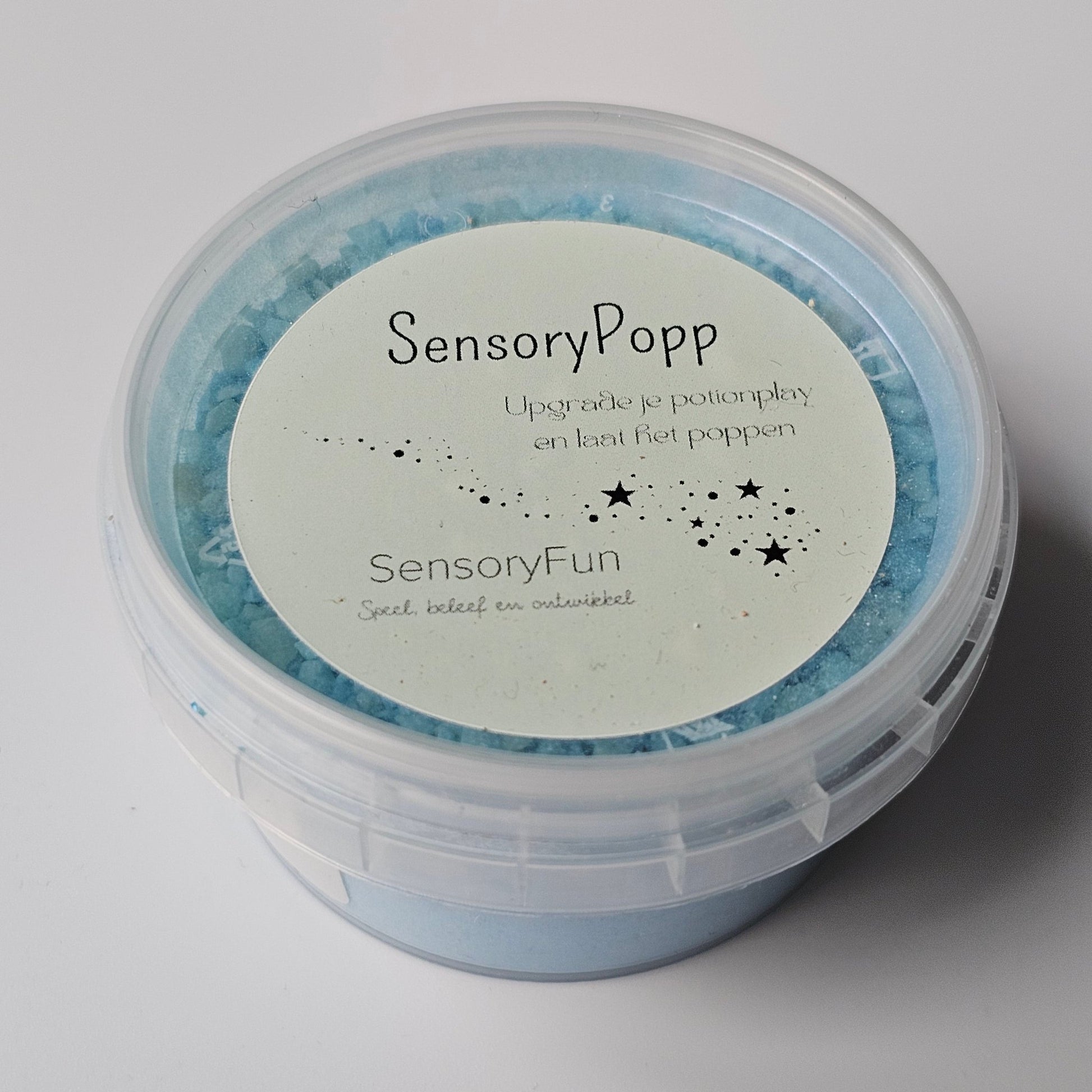 SensoryFun - SensoryFun - SensoryPopp knetterkorrels - blauw - Playlaan