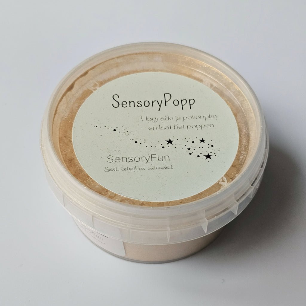 SensoryFun - SensoryFun - SensoryPopp knetterkorrels - goud - Playlaan