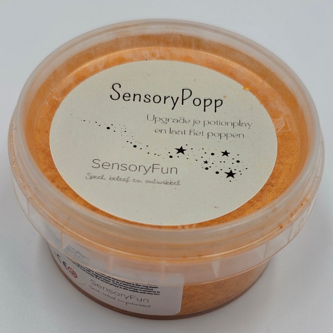 SensoryFun - SensoryFun - SensoryPopp knetterkorrels - Oranje - Playlaan
