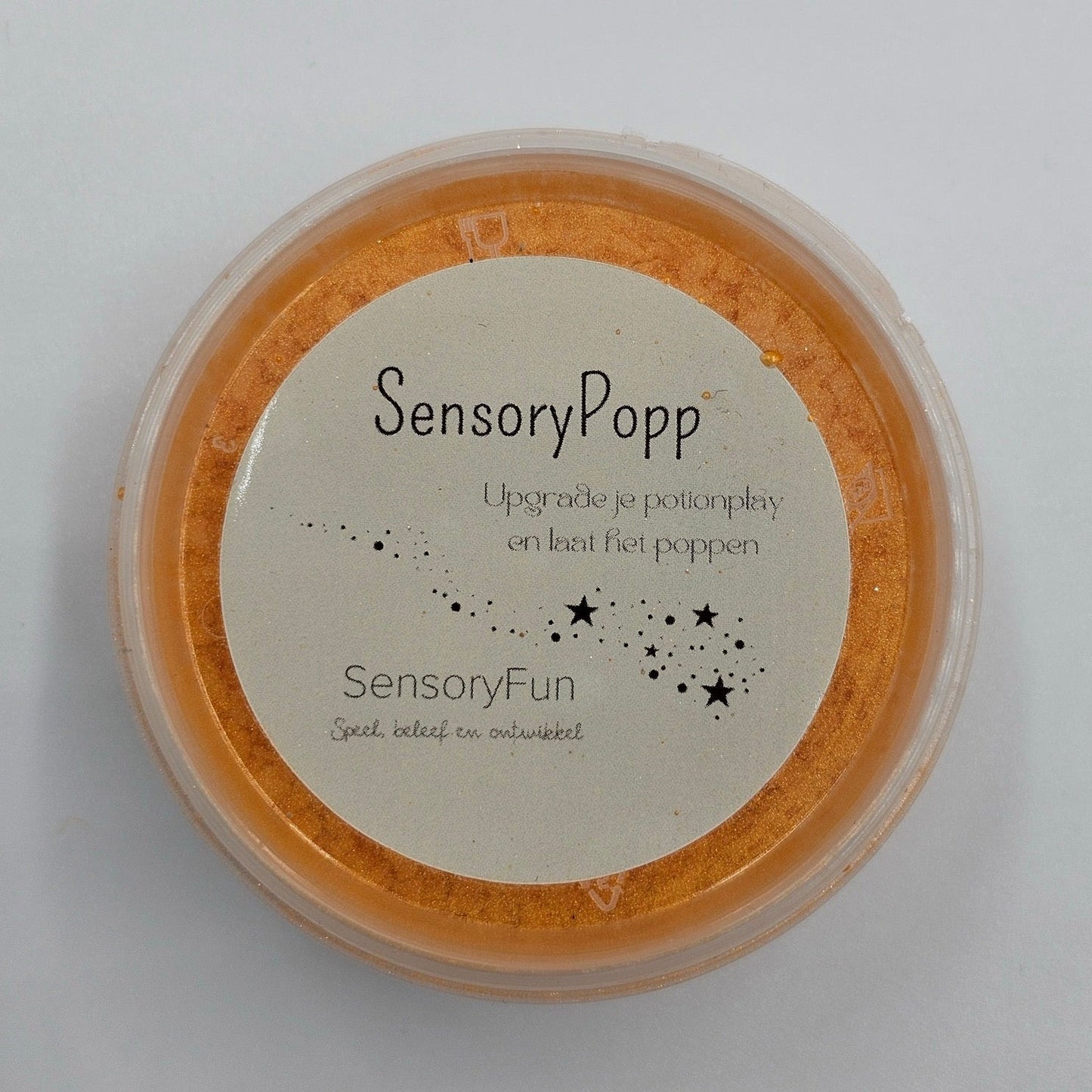 SensoryFun - SensoryFun - SensoryPopp knetterkorrels - Oranje - Playlaan