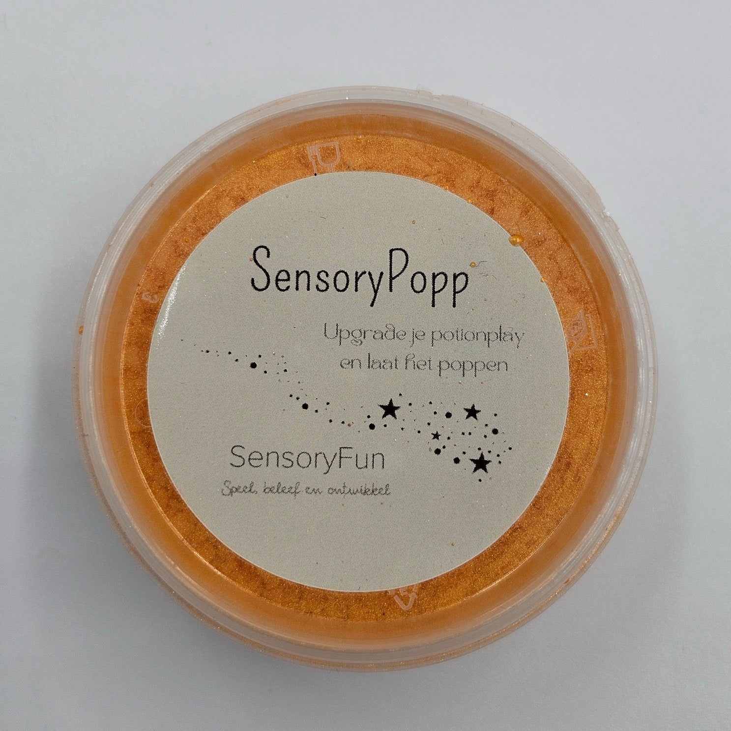SensoryFun - SensoryFun - SensoryPopp knetterkorrels - Oranje - Playlaan
