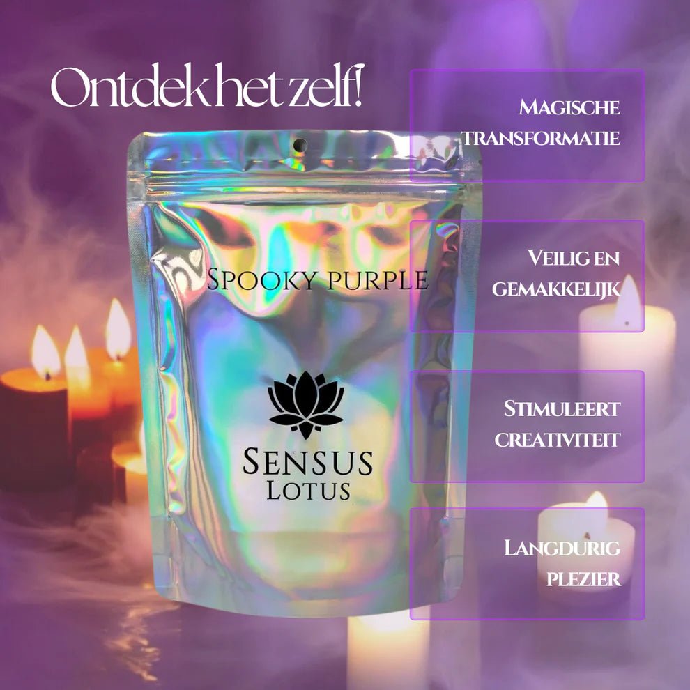 Sensus Lotus - Sensus Lotus - Magische badpoeder - Spooky Purple 60g - Playlaan
