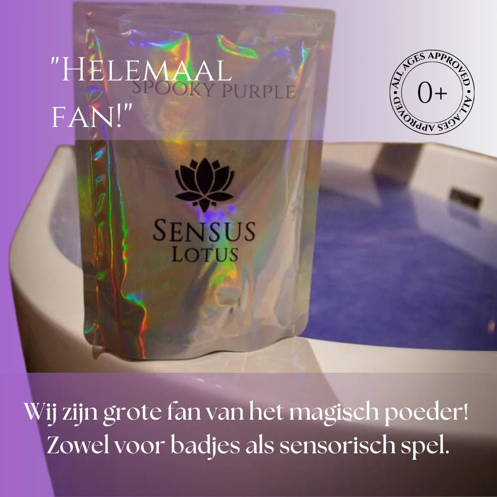 Sensus Lotus - Sensus Lotus - Magische badpoeder - Spooky Purple 60g - Playlaan