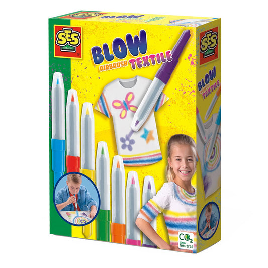 SES - SES - Blow Airbrush Pens - Textiel - Playlaan