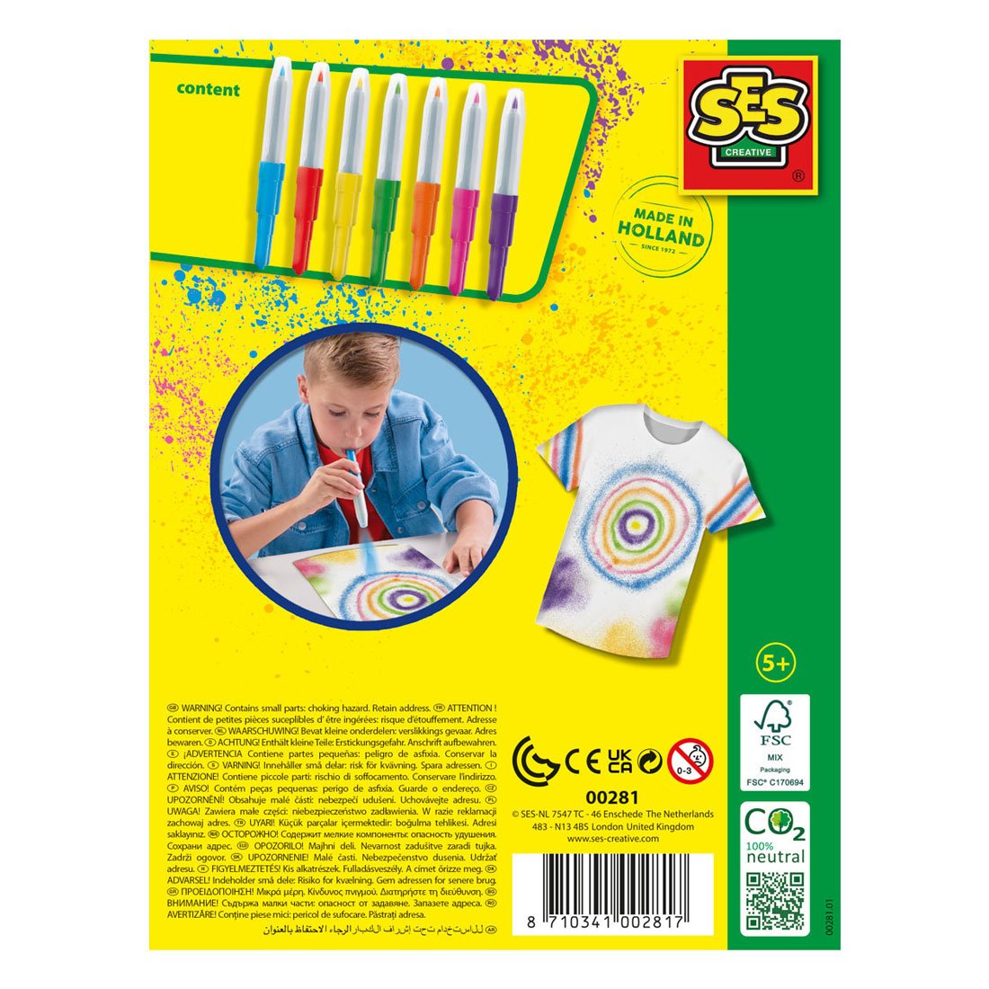 SES - SES - Blow Airbrush Pens - Textiel - Playlaan