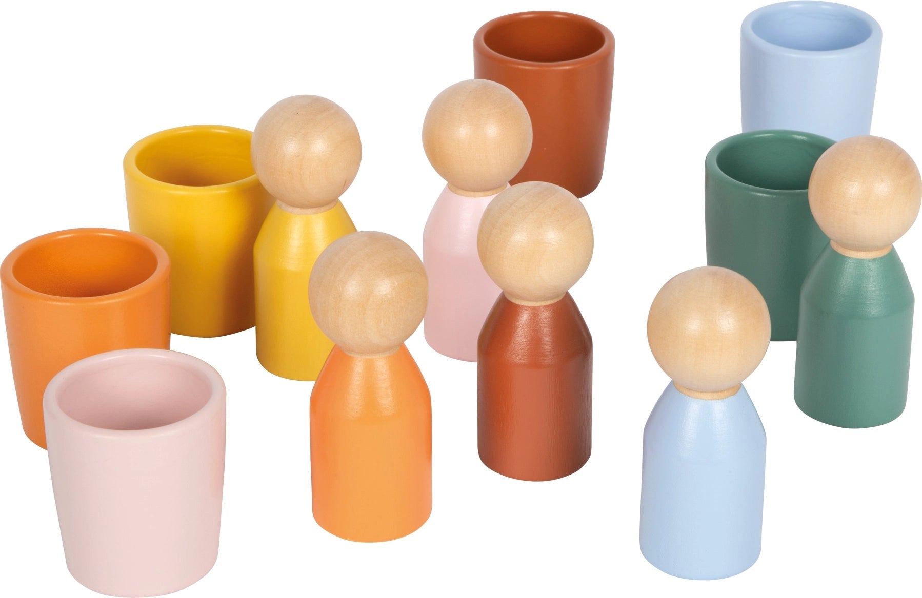 Small Foot - Small Foot - Educatief sorteerspel met houten poppetjes - Playlaan