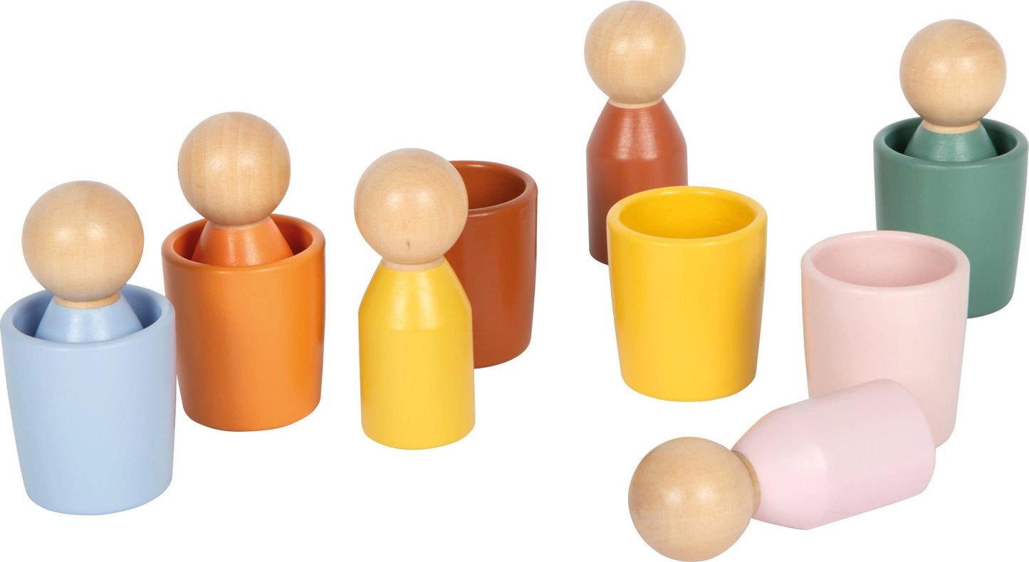 Small Foot - Small Foot - Educatief sorteerspel met houten poppetjes - Playlaan
