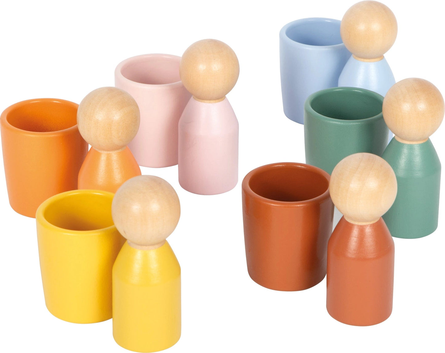 Small Foot - Small Foot - Educatief sorteerspel met houten poppetjes - Playlaan