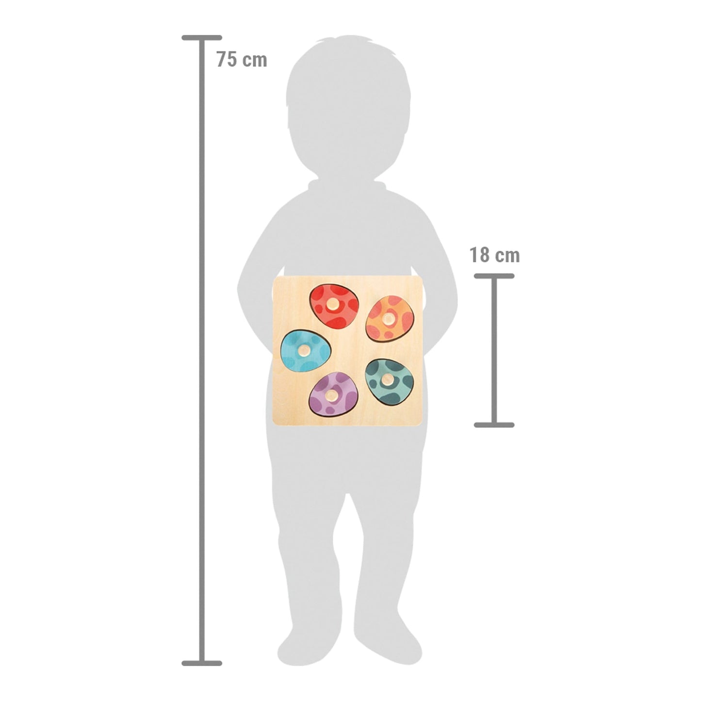 Small Foot - Small Foot - Houten dinosauruspuzzel en memo spel - Dino - Playlaan