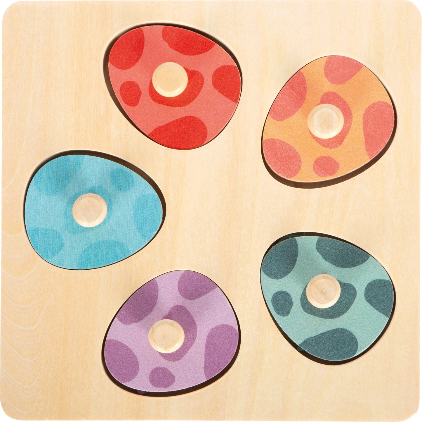 Small Foot - Small Foot - Houten dinosauruspuzzel en memo spel - Dino - Playlaan