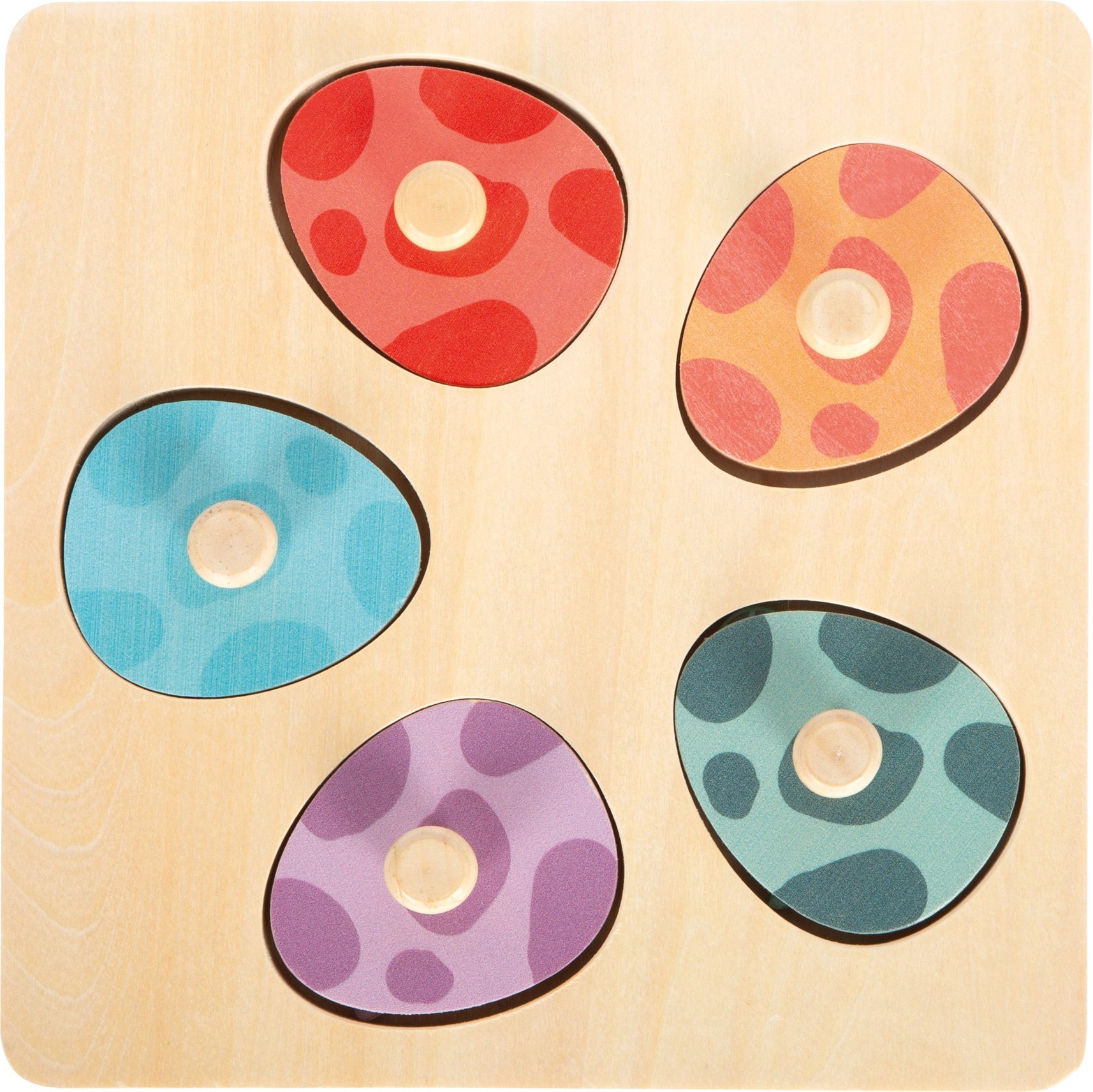 Small Foot - Small Foot - Houten dinosauruspuzzel en memo spel - Dino - Playlaan