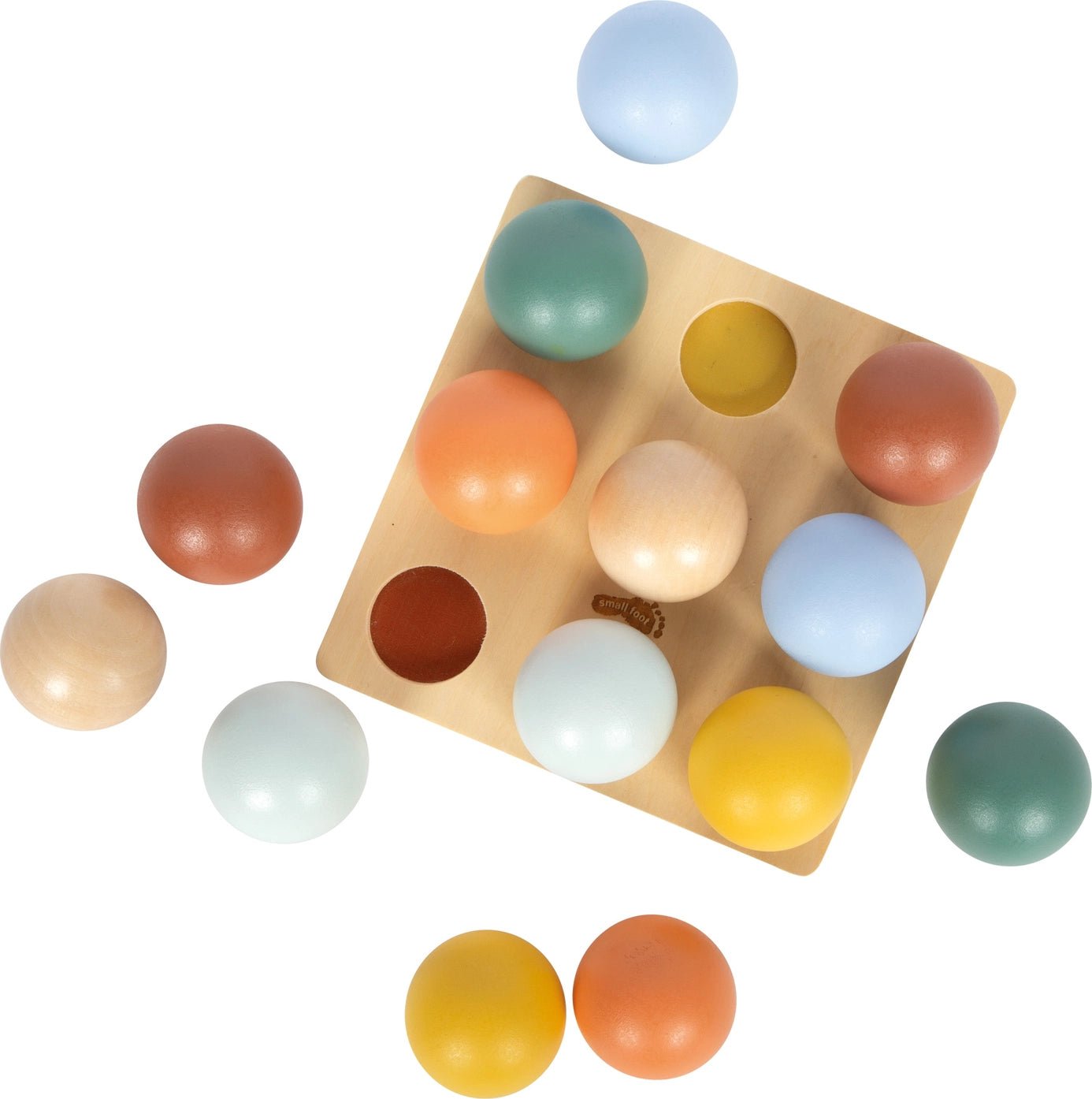 Small Foot - Small Foot - Houten Montessori-sorteerspel met ballen - Playlaan