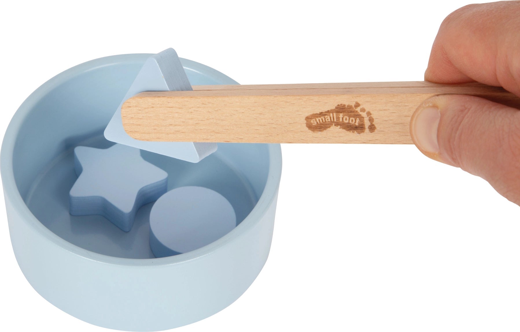 Small Foot - Small Foot - Houten Montessori-sorteerspel met pincet - Playlaan