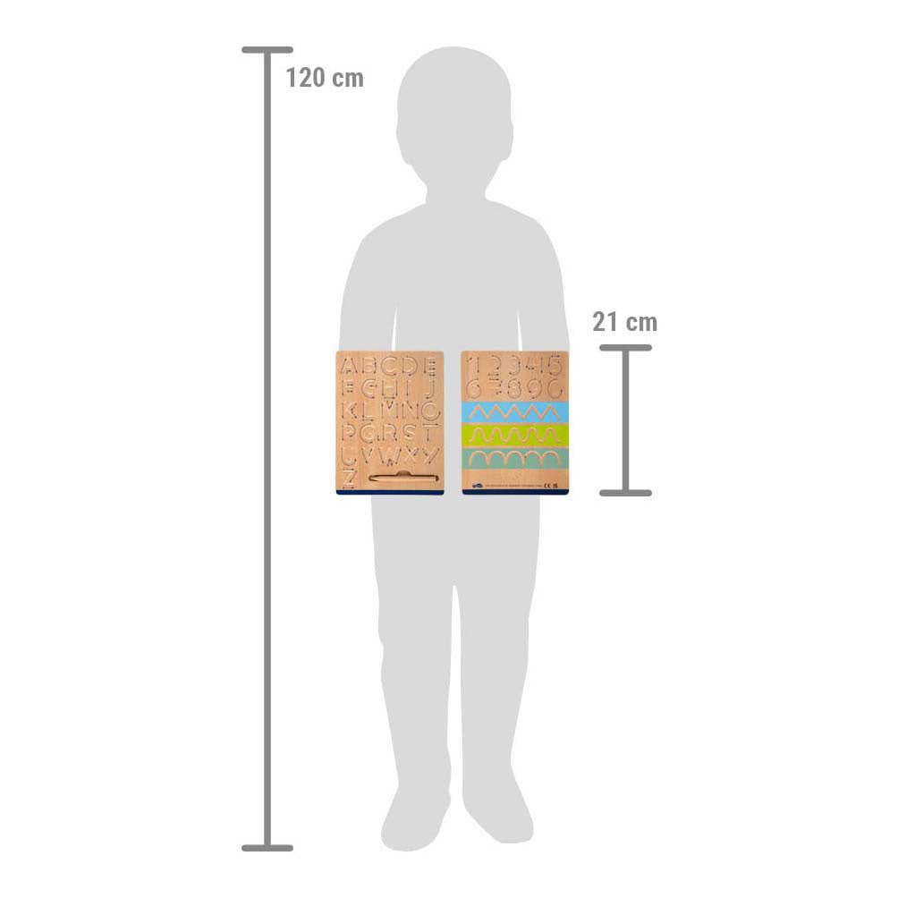 Small Foot - Small Foot - Houten Schrijfbordset voor Schrijftraining - Playlaan