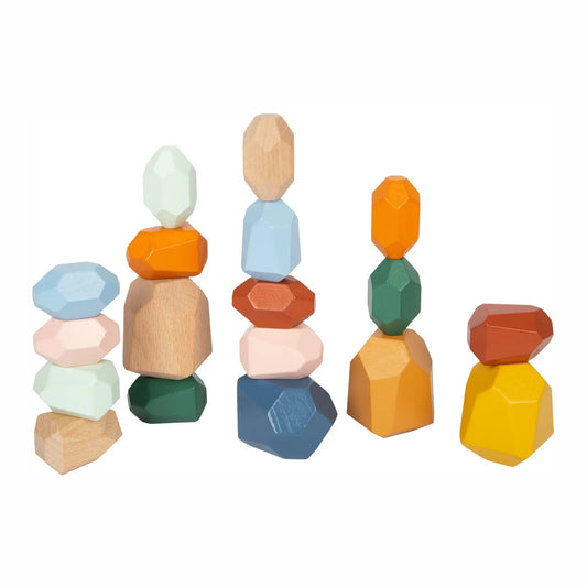 Small Foot - Small Foot - Houten stapelstenen - Safari - Playlaan