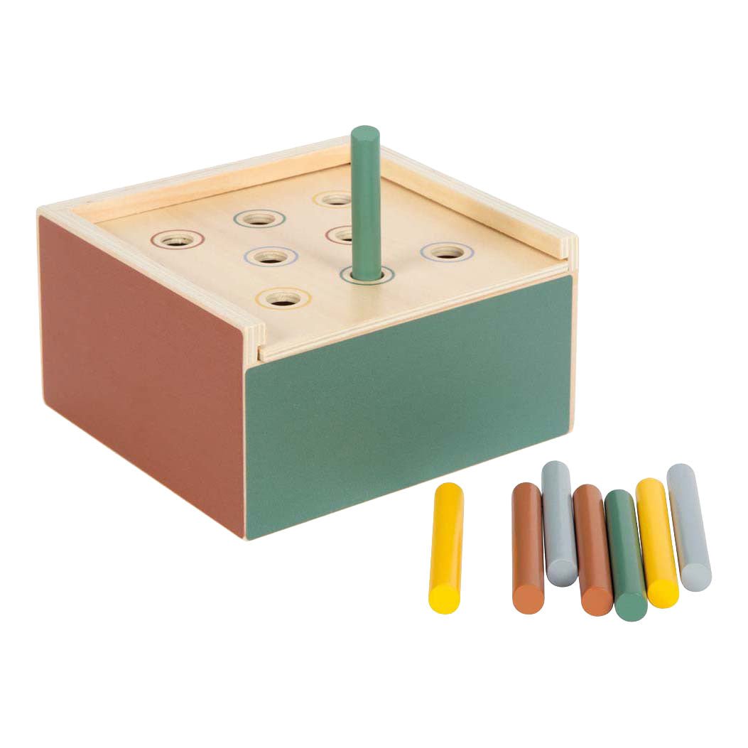 Small Foot - Small Foot - Montessori Houten sorteer - en steekdoos - Playlaan
