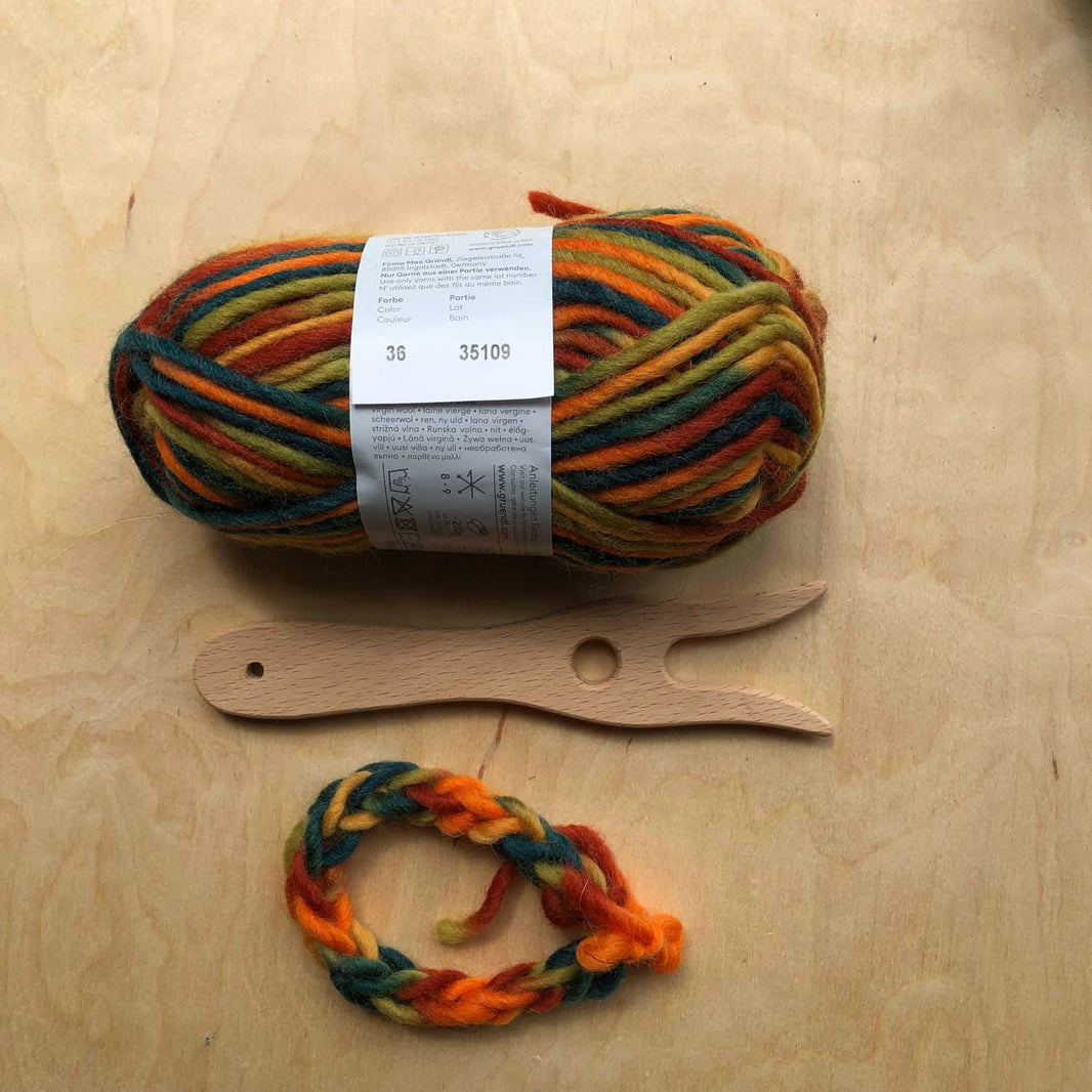 Speelbelovend - Breivork met Wol Herfstkleuren - Playlaan
