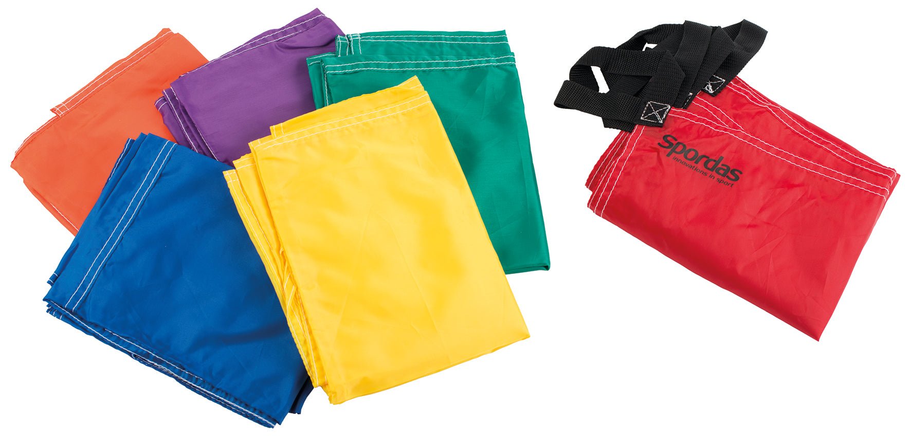 Spordas - Spordas - Tweepersoons parachutes 6 stuks - Playlaan
