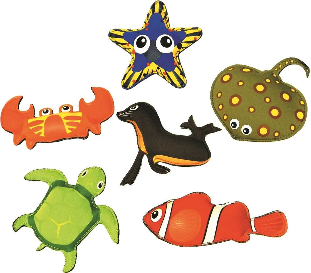 Spordas - Spordas - Verzwaarde zeedieren duikdieren voor zwembad 6st - Playlaan