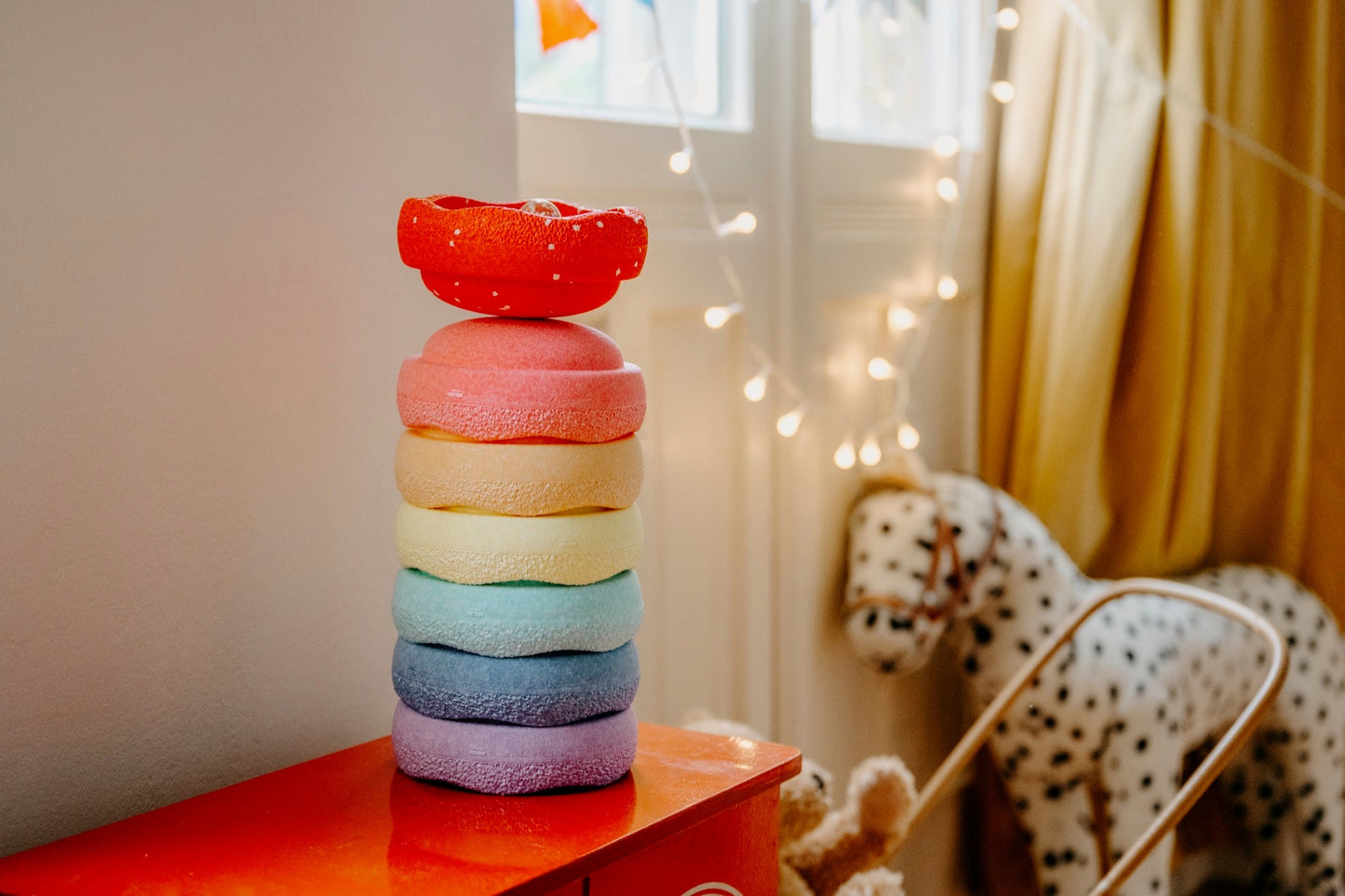 Stapelstein - Stapelstein Blush Special Original Mini Rainbow - Pastel - Playlaan