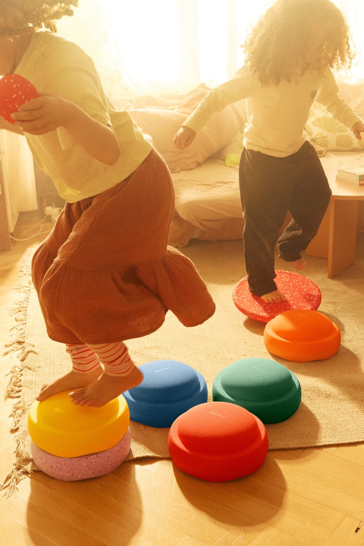 Stapelstein - Stapelstein - Hidden Giants Rainbow Orginal Set Classic 6+1 – Limited Edition - Playlaan