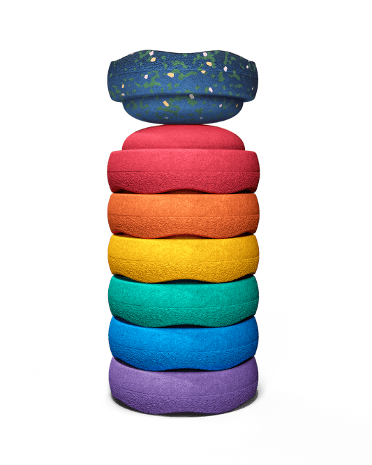 Stapelstein - Stapelstein - Mini Rainbow Water Lily - Classic - Playlaan