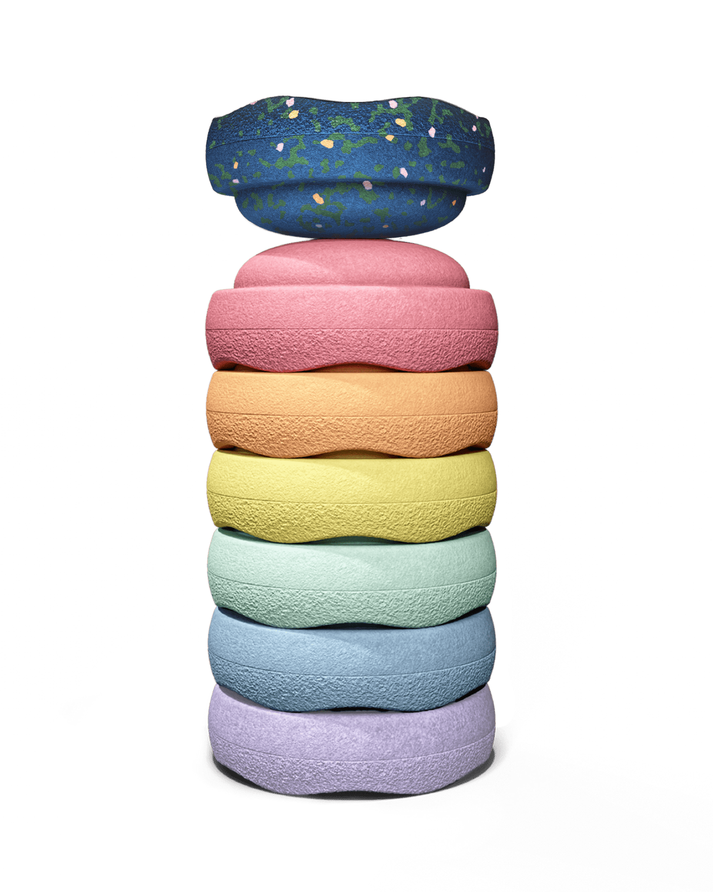 Stapelstein - Stapelstein - Mini Rainbow Water Lily - Pastel - Playlaan