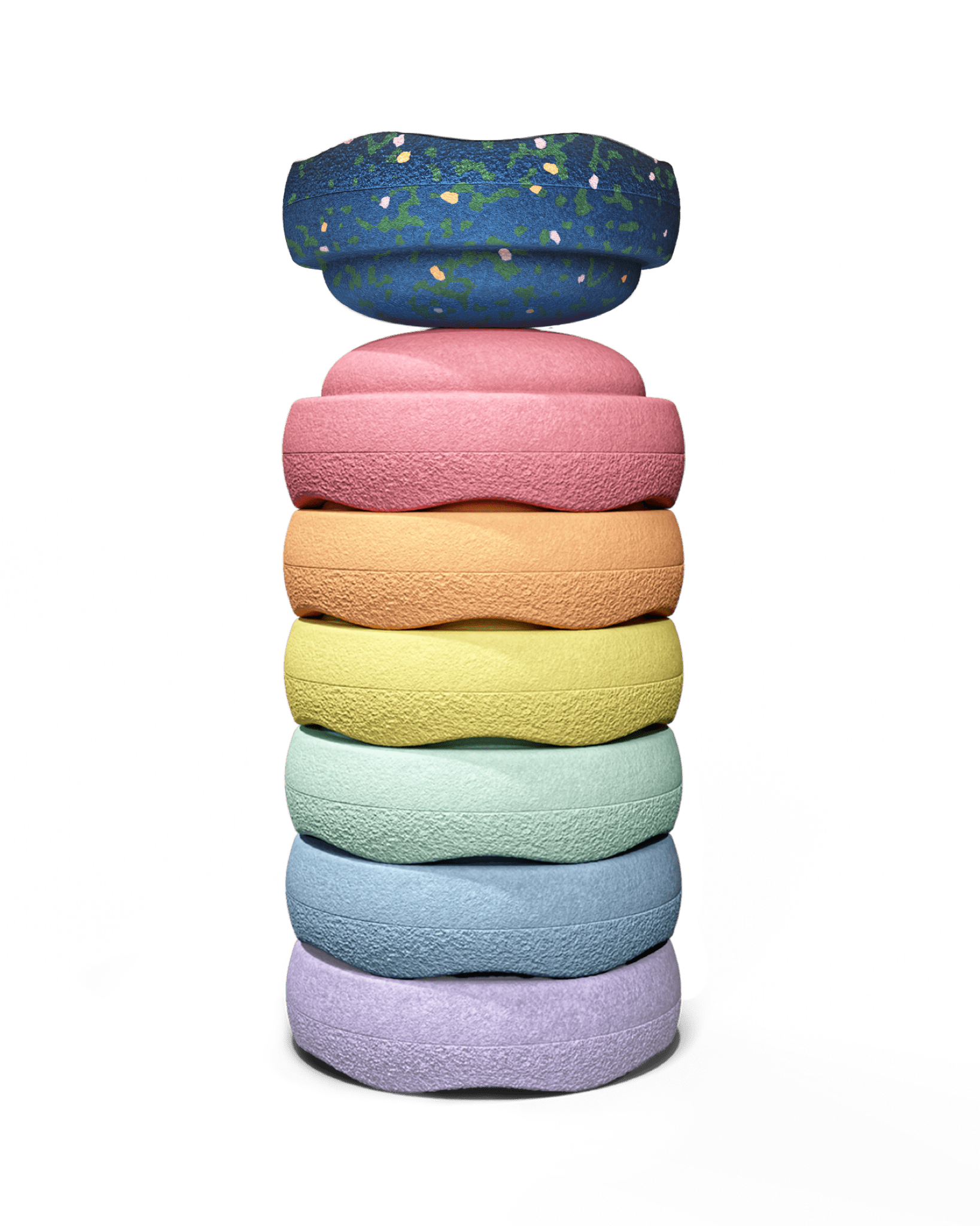 Stapelstein - Stapelstein - Mini Rainbow Water Lily - Pastel - Playlaan