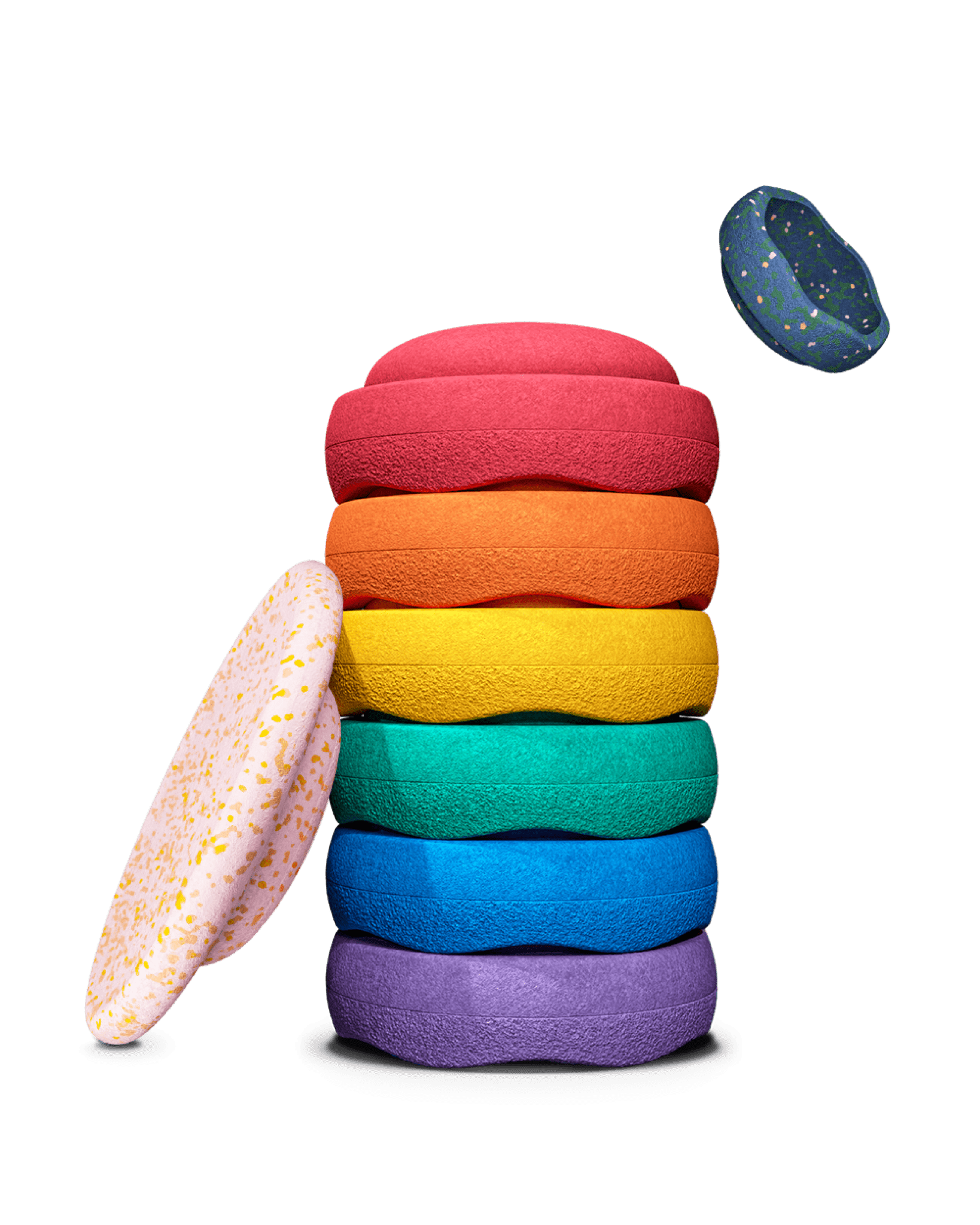 Stapelstein - Stapelstein - Rainbow Set Water Lily - Classic - Playlaan