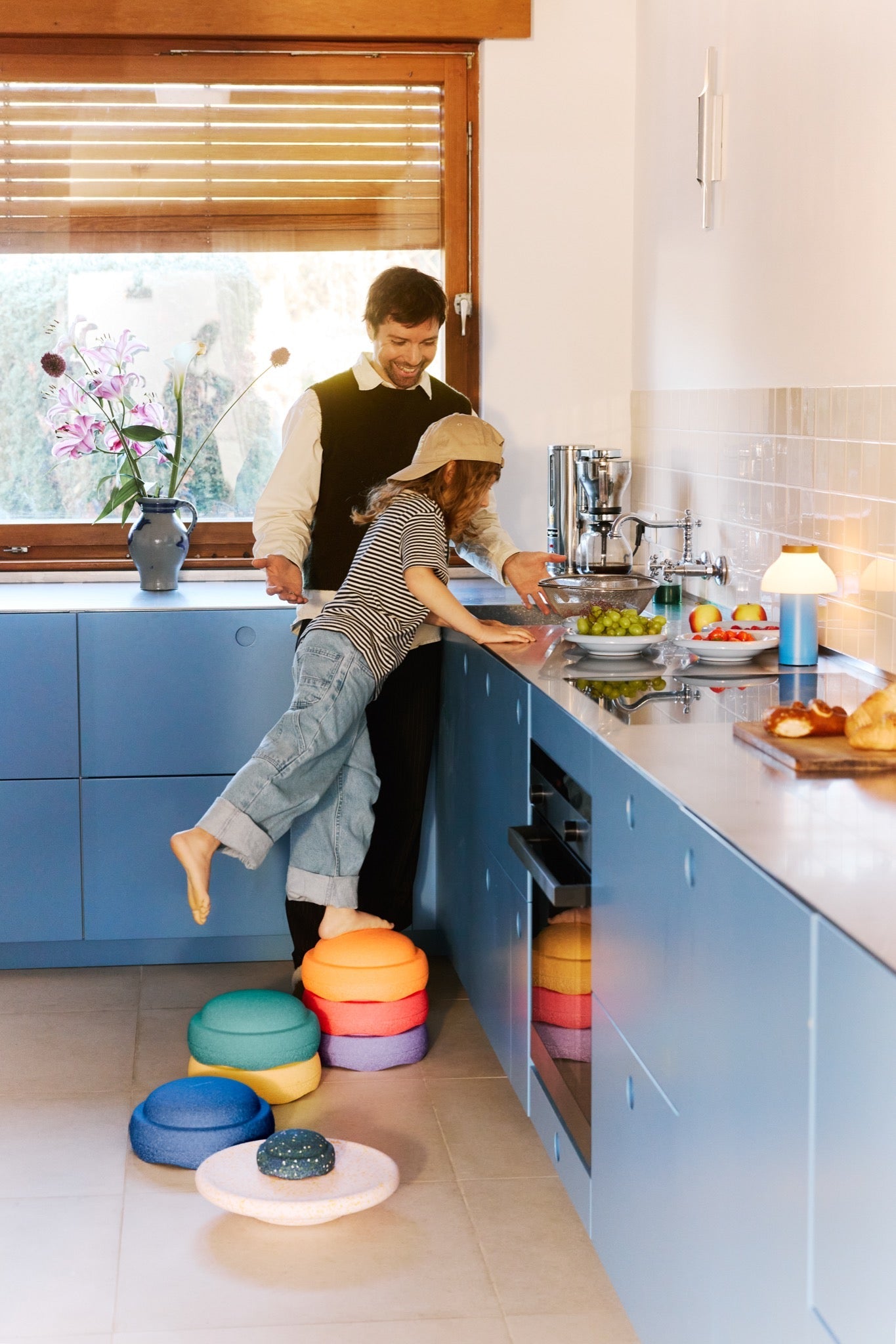 Stapelstein - Stapelstein - Rainbow Set Water Lily - Classic - Playlaan