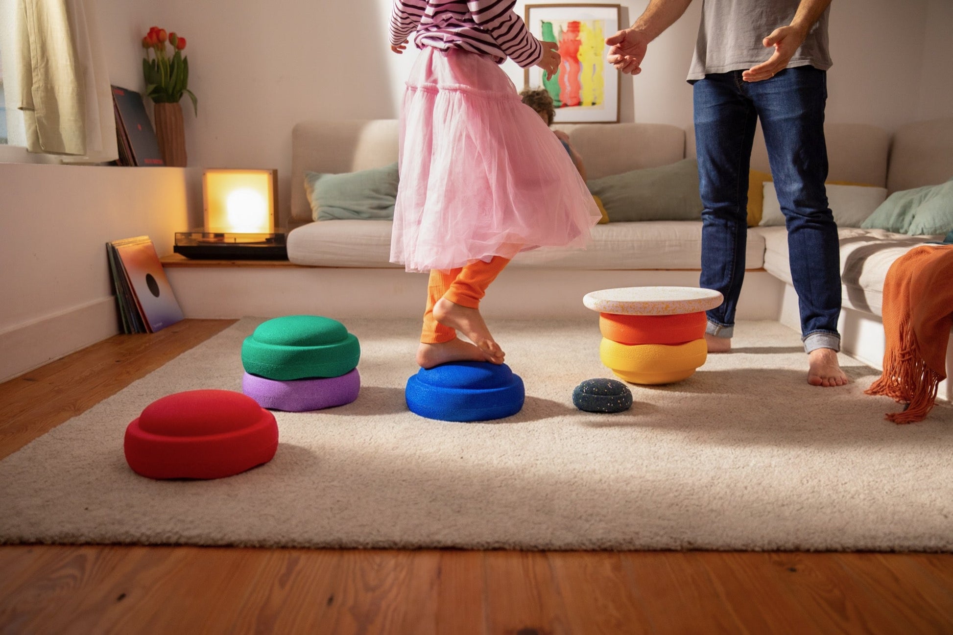 Stapelstein - Stapelstein - Rainbow Set Water Lily - Classic - Playlaan