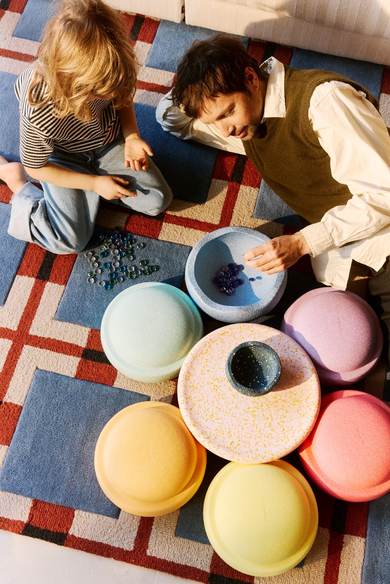 Stapelstein - Stapelstein - Rainbow Set Water Lily - Pastel - Playlaan