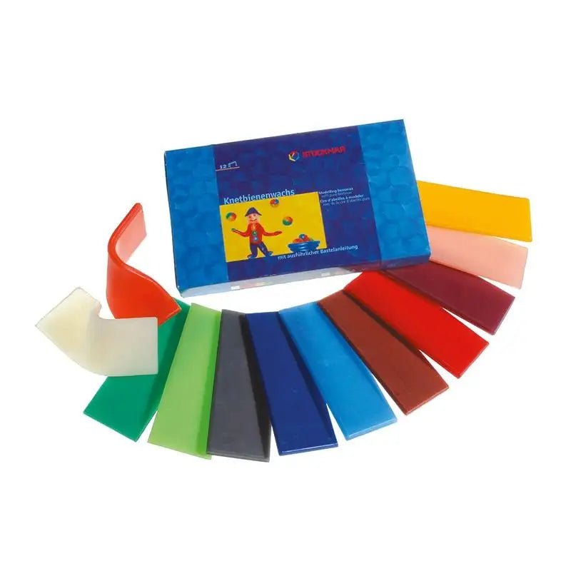 Stockmar - Stockmar - Bijenkneedwas 12 plakjes (100x40 mm) - Playlaan
