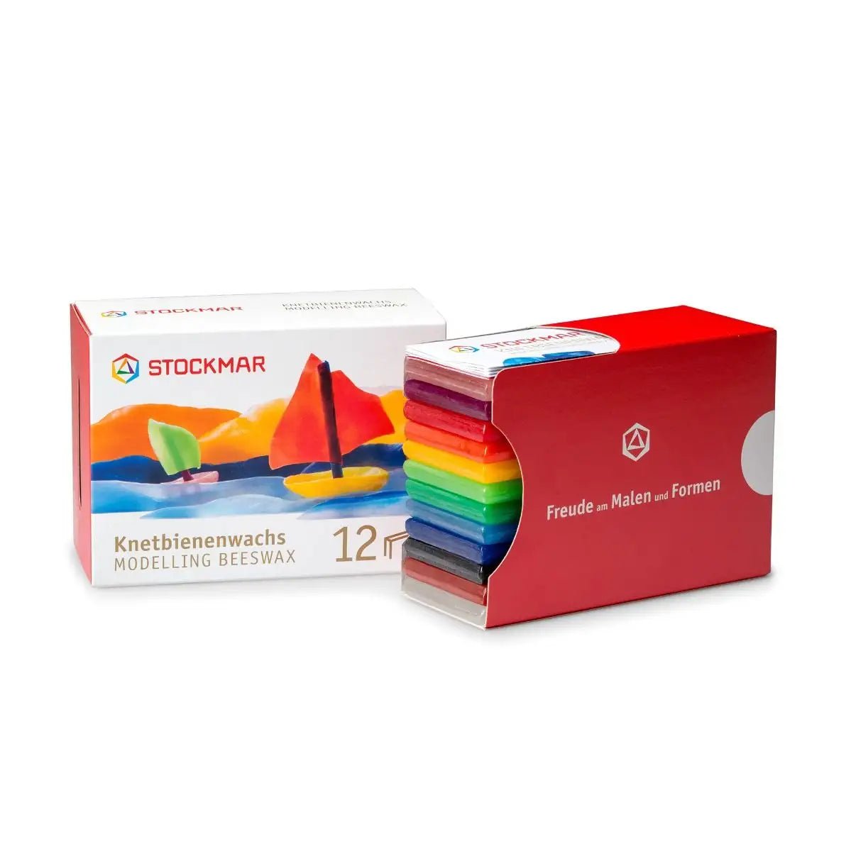 Stockmar - Stockmar - Bijenkneedwas 12 plakjes (100x40 mm) - Playlaan