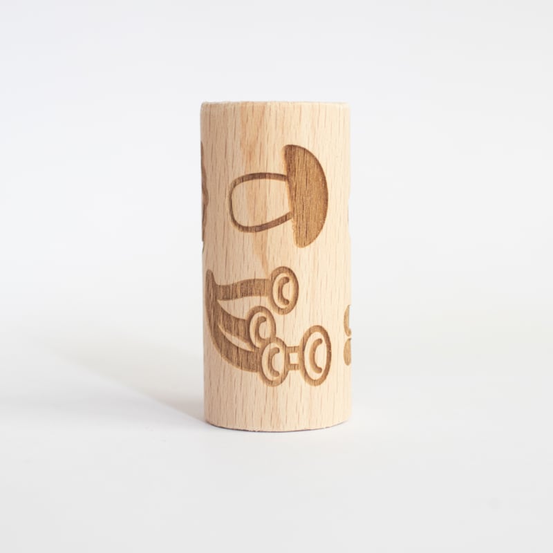 Studio de Rijk - Studio de Rijk - Houten roller - Paddestoelen - Playlaan